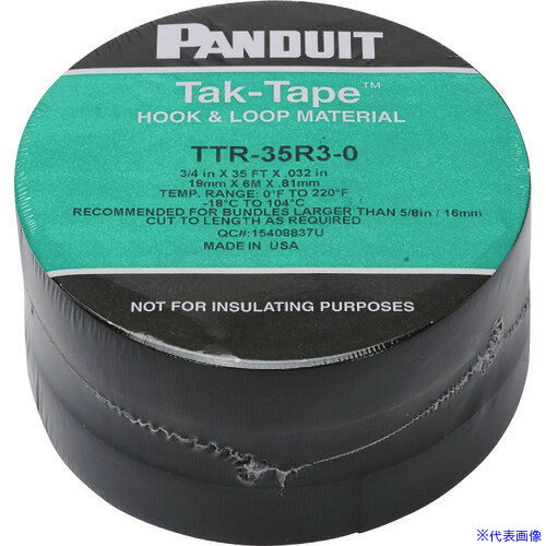 ■PANDUIT タックテープ(ロールタイプ)10.7mX3巻入り TTR35R30(1248212)