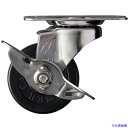 ■ハンマー オールステンレス E型自在 SP付 ゴム車50mm 315ER50(1251007)