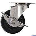 ■ハンマー Eシリーズオールステンレス 旋回式ゴム車輪 65mm ストッパー付 315ER65(1251015)