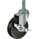 ■ハンマー ねじ込み旋回式ゴム車輪 100mm ストッパー付 415EAR100(1254227)