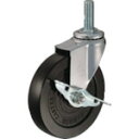 ■ハンマー ねじ込み旋回式ゴム車輪 125mm ストッパー付 415EAR125(1254243)