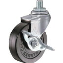 ■ハンマー ねじ込み旋回式ゴム車輪 75mm UNF1/2 ストッパー付 415A10R75(1256556)