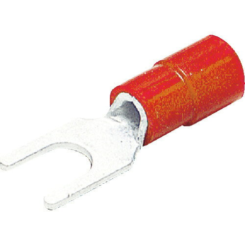 ■TRUSCO 環境配慮型絶縁被覆付圧着端子先開形φ3.2長さ21.5 (25個入) TTMEX1.25Y3N(1256711)