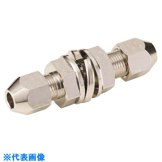 ■Fujikin 黄銅製リングジョイント パネルユニオン RP12R(1264391)[送料別途お見積り][法人限定][掲外取寄]