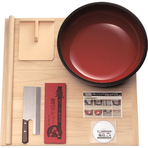 ■豊稔 普及型麺打セット(大) そば・うどんDVD付 A1260(1266593)[送料別途お見積り][法人限定][掲外取寄]