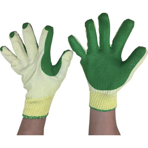 ■勝星 強力ゴムバリ手袋3ソウ組 グリーン 272GN(1282776)×5[送料別途お見積り][法人限定][掲外取寄]
