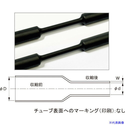 オレンジブック トラスコ中山　TRUSCOJAPPY 熱収縮チューブ 黒 適用電線サイズΦ3.3〜4.5 〔品番:JTC5.0BK〕[ 注番:1290563]特長●従来のテープ巻きに比べ、キレイに仕上がります。●ヒートガンを使用することで簡単に施工できます。●少量で250mmのカット品です。●電子機器・家電・自動車内で使用されるケーブルの接続部や端末の保護・絶縁に使用されます。用途●スリーブ、端子・コネクタ、小さな基板のなどの保護や絶縁にご使用いただけます仕様●色：黒●収縮後肉厚(mm)：0.56●収縮前内径(mm)：5.7●収縮後内径(mm)：2.5●長さ(mm)：250●使用温度範囲(℃)：-55〜105●収縮温度(℃)：90以上●収縮率(%)：±5仕様2●チューブ表面へのマーキング(印刷)：なし●チューブの形状：円形材質/仕上●架橋ポリオレフィンセット内容/付属品注意原産国（名称）中国JANコード4944387959673本体質量41gオレンジブック トラスコ中山　TRUSCOJAPPY 熱収縮チューブ 黒 適用電線サイズΦ3.3〜4.5 〔品番:JTC5.0BK〕[注番:1290563][本体質量：41g]《包装時基本サイズ：350×150×20》〔包装時質量：44g〕分類》電子機器》電設配線部品》収縮チューブ☆納期情報：メーカー取り寄品（弊社より発送）