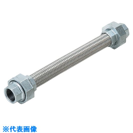 オレンジブック トラスコ中山　TRUSCONFK 標準ユニオン式フレキシブルホース(カラー式) ユニオンFCMB 40A×1600L 〔品番:NK1000FCMB40A1600L〕[ 注番:1297136]特長●RoHS指令対応品です。●コ...