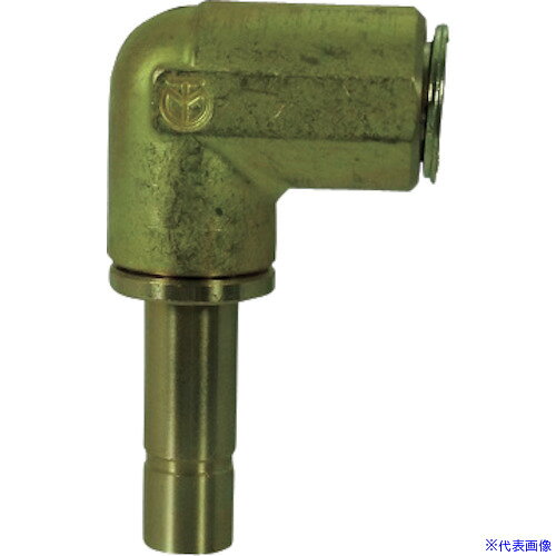 ■チヨダ 冷却水配管用タッチコネクターフジVタイプエルコネクター(金属) 8mm 800LCBV(1298717)