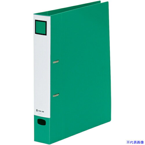 オレンジブック トラスコ中山　TRUSCOKING JIM Dリングファイル＜脱・着＞A4S 緑 〔品番:697G〕[ 注番:1300742]特長●古くなった表紙を取り替えて、とじ具をリユース（再使用）できます。●再生プラスチックを使用して...