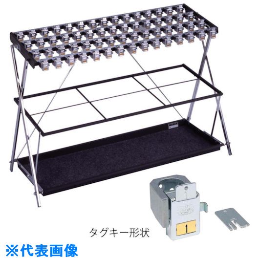 ■ミヅシマ 鍵付折り畳み式傘立て X−60 231005(1332971)[送料別途お見積り][法人限定][外直送]