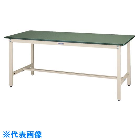 ■ヤマテック 軽量作業台 ワークテーブル300シリーズ 固定式 塩ビシート天板 W1500×...
