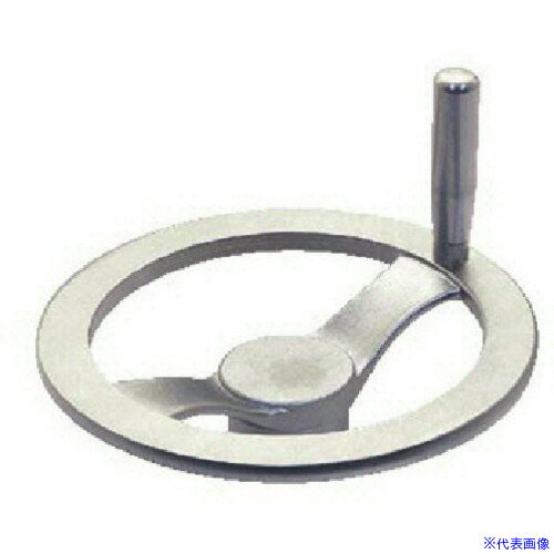 ■イマオ ハンドル ステンレスツースポークハンドル車(加工付) ハンドル径125mm STH125K14(1334758)[送..