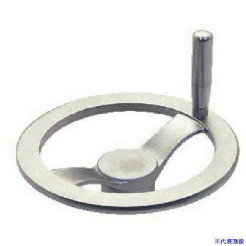 ■イマオ ハンドル ステンレスツースポークハンドル車(加工付) ハンドル径100mm STH100H11(1337959)[送..