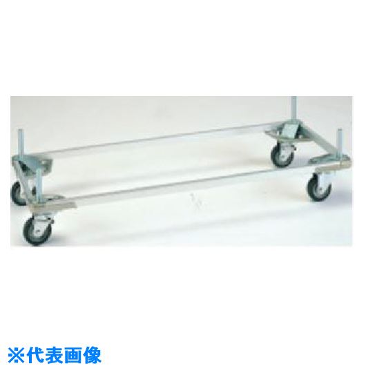 ■オーエム シェルフドーリー 1500X600mm DL1500(1343049)[送料別途見積り][法人・事業所限定][外直送]