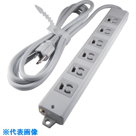 ■アメリカン電機 抜止形 OAタップ6ケ口 接地2P15A125V A8001(1347237)[送料別途お見積り][法人限定][掲外取寄]