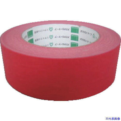 ■オカモト クラフトテープ NO224WC 環境思いカラー赤 38ミリ 224WC3850R(1357978)×60[送料別途見積り][..