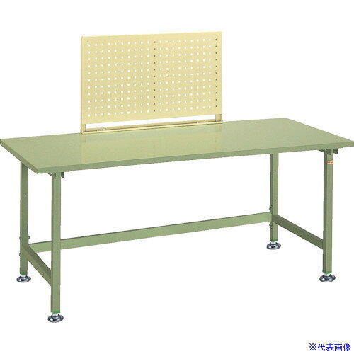 ■OS ボード付作業台 スチール天板 間口×奥行×高さ:1200×750×750mm NBS1270W(1359478)[法人限定][外直送元]