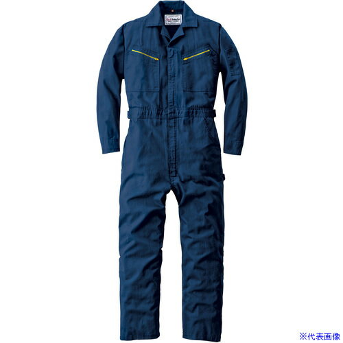 ■AUTO−BI 通年モデル つなぎ服2600−001ネイビーブルー−B4L 2600001B4L(1367960)[送料別途お見積り][法..