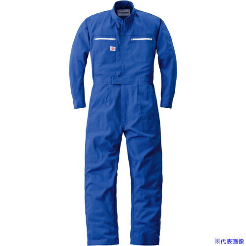 ■AUTO−BI AW(秋冬)モデル 防縮つなぎ服2500−002マリンブルー−BLL 2500002BLL(1368446)[送料別途お見積り][法人限定][掲外取寄]