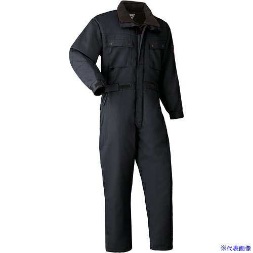 ■AUTO−BI AW(秋冬)モデル 防寒つなぎ服830−006ブラック−3L 8300063L(1369358)[送料別途お見積り][法人限定][掲外取寄]