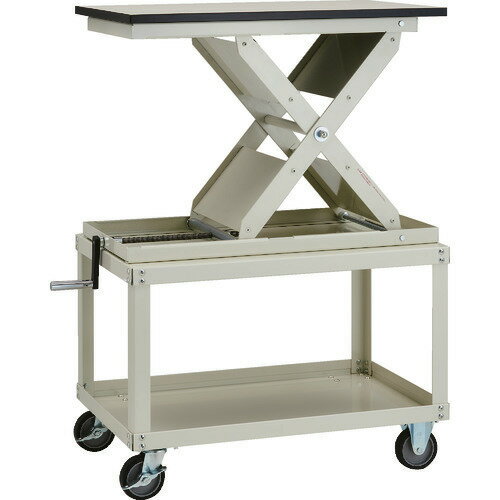 ■TRUSCO ローハイシステム リフター スクリュー式 500X750 ワゴン仕様 LH780M(1372365)[法人限定][直送..