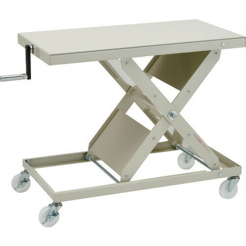 ■TRUSCO ローハイシステム リフター スクリュー式 400X750 移動式 LH51S1(1372369)[法人・事業所限定][直送元]