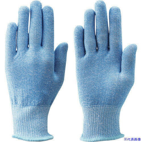 ■トワロン まとめ買い 耐切創手袋 NEOカットレジストインナーブルー M (10双入) 190M(1372435)