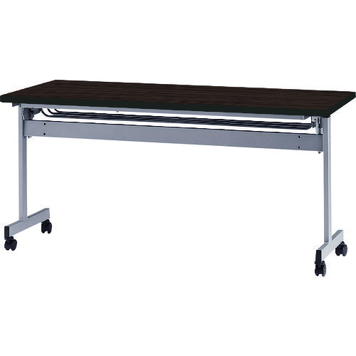 ■TOKIO 天板跳上式スタックテーブル(パネルなし) 1500×600mm 天板色：ローズ HSN1560RO(1373414)[法人・事業所限定][外直送元]
