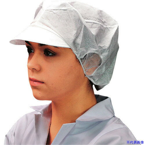 オレンジブック トラスコ中山　TRUSCOTKG 帯電帽 つば付(20枚入) L ホワイト 66111W 〔品番:STI0403〕[ 注番:1373905]特長●白・青の2色を使用する事により、シフト管理や交換時期 の確認に役立ちます。仕様...