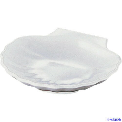 ■TKG ジェスナー メラミン シェルサイド・ディッシュ 0332 ホワイト RDI4002(1373990)[送料別途見積り]..