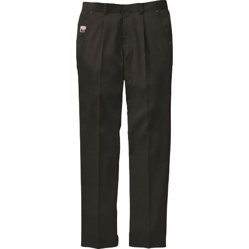 ■サンエス 夏 ワンタックパンツ ブラック色 110サイズ WA118149110(1377487)[送料別途お見積り][法人限..