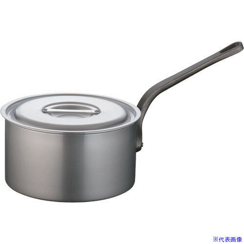 ■TKG 片手深型鍋アルミニウム(アルマイト加工) (目盛付)TKG 27cm AKT8227(1378742)[送料別途見積り][法人・事業所限定][掲外取寄]