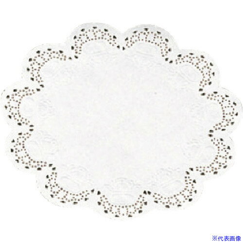 ■TKG 耐油レースペーパー 丸型 12号(500枚入) XLC1909(1381973)[送料別途見積り][法人・事業所限定][掲..