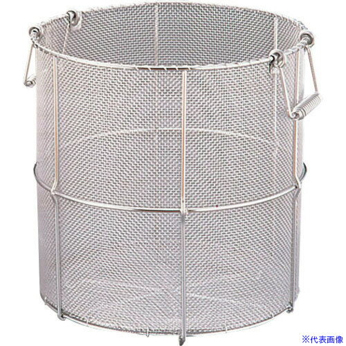 オレンジブック トラスコ中山　TRUSCOTKG SA18-8丸型スープ取りざる 48cm用 〔品番:ASC17048〕[ 注番:1383200]特長●寸胴鍋に入れて使用します。仕様仕様2●サイズ(cm用)：48●深さ(mm)：465●材質...