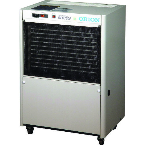 オレンジブック トラスコ中山　TRUSCOORION 除湿乾燥機 〔品番:RFB750F〕[ 注番:1383627]特長●スリムでコンパクト、キャスタ搭載で除湿したい場所に簡単に移動可能です。●エバポレータのカチオン電着塗装により耐食性向上...