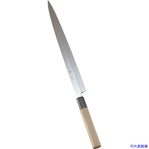 ■TKG SA佐文 本焼鏡面仕上 ふぐ引 木製サヤ 33cm ASB53033(1384735)[送料別途見積り][法人・事業所限定..