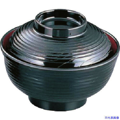 ■TKG メラミン木目丼 黒内朱 760M-BR 身 RDVB001(1386732)[送料別途見積り][法人・事業所限定][掲外取寄]