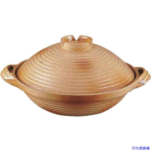 ■TKG アルミ 電磁用手造り土鍋 楽鍋(新幸楽) 27cm QDN1127(1389752)[送料別途見積り][法人・事業所限定..