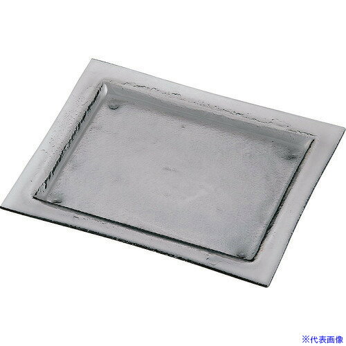 ■TKG タイガーグラス レクタンギュラープレート 061-192-12 グレー RTI6802(1389839)[送料別途見積り][..