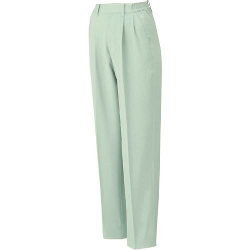 ■サンエス 夏 レディース脇ゴムパンツ モスグリーン色 XLサイズ WA104587XL(1393207)[送料別途見積り][法人・事業所限定][外直送]