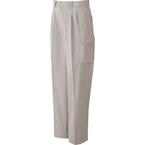 ■サンエス 夏 ツータックカーゴパンツ シルバー色 85サイズ WA10555685(1394865)[送料別途お見積り][法..