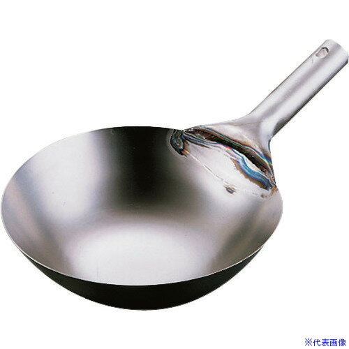 ■TKG SA純チタン 北京鍋 39cm APK22039(1395706)[送料別途見積り][法人・事業所限定][掲外取寄](4.0)