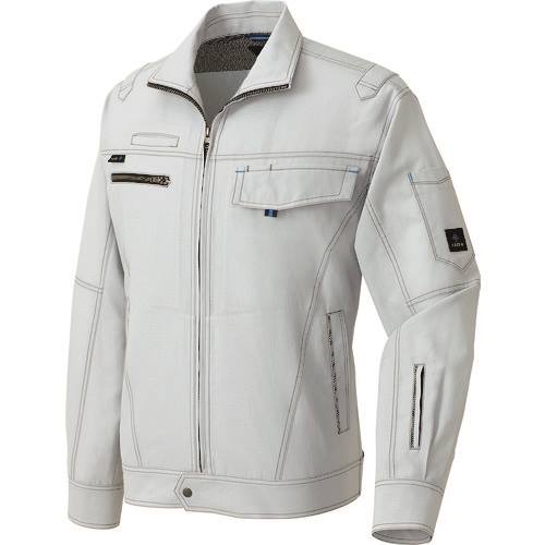 ■アイトス 長袖サマーブルゾン(男女兼用) ライトグレー 5L 304300045L(1436015)[送料別途見積り][法人・事業所限定][掲外取寄]