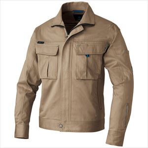 オレンジブック トラスコ中山　TRUSCOアイトス 長袖ブルゾン(男女兼用) カーキ S 〔品番:60701025S〕[ 注番:1437593]特長●使い込むほどに味わいが出る綿素材です。●耐久性に優れ、実用性も兼ね備えたニュー定番モデルで...