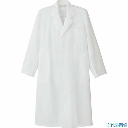■アイトス メンズ白衣コート ホワイト L 861313001L(1439197)