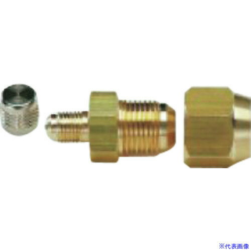 ■タスコ フレアユニオン(1/4″F側ムシ付) TA241TA3(1446465)[送料別途見積り][法人・事業所限定][掲外取寄]