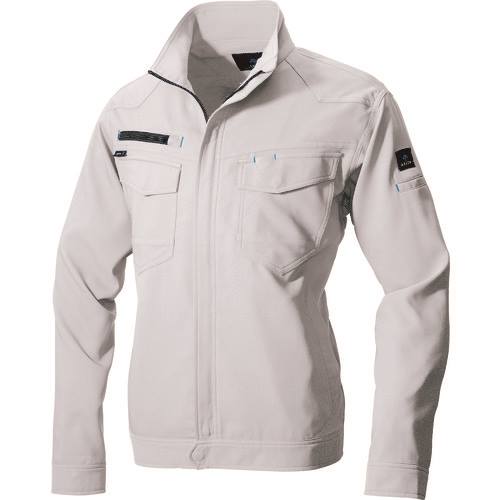 ■アイトス 長袖サマーブルゾン(男女兼用) シルバーグレー LL 2930003LL(1446932)[送料別途見積り][法人..