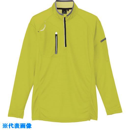 アイトス 長袖ハーフZIPシャツ(男女兼用)