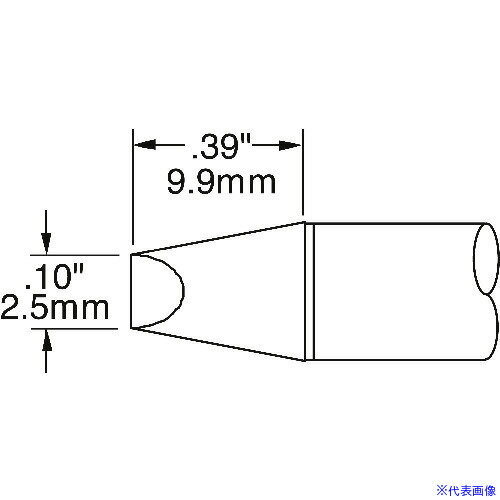 ■メトカル Metcal MFR-1160・SP-200シリーズ チップカートリッジ SSC636A(1459198)[送料別途見積り][法..